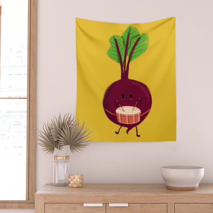 Beet's drum beat Wall Tapestry Gallery Image 2