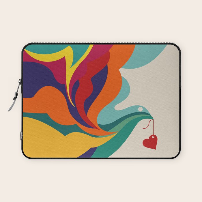 Love Message Laptop Sleeve Gallery Image 1