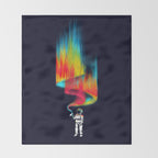 Space vandal Throw Blanket Gallery Image 2