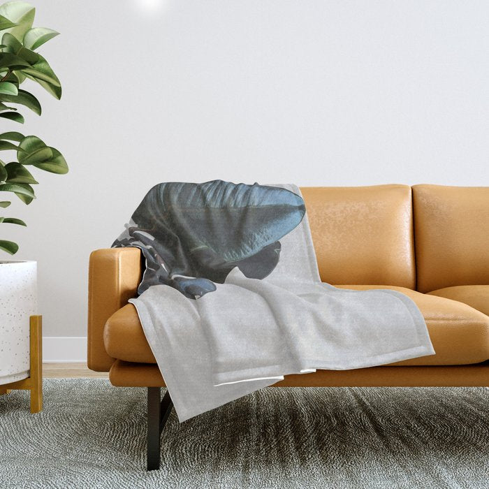 Botanical Art V4 #society6 #decor #lifestyle Throw Blanket Gallery Image 1