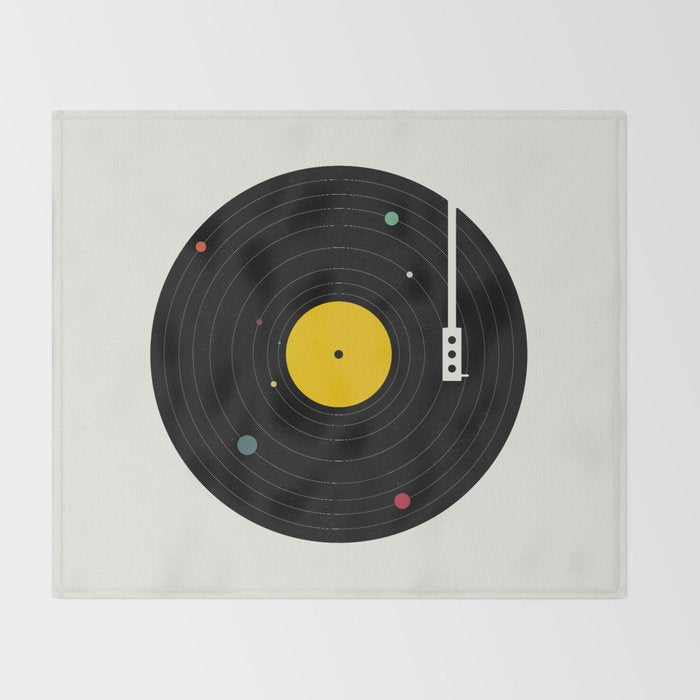 Music, Everywhere Throw Blanket Gallery Image 2