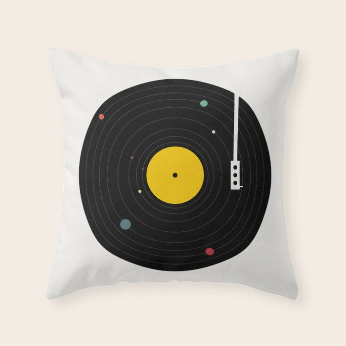 Music, Everywhere Throw Pillow Gallery Image 1