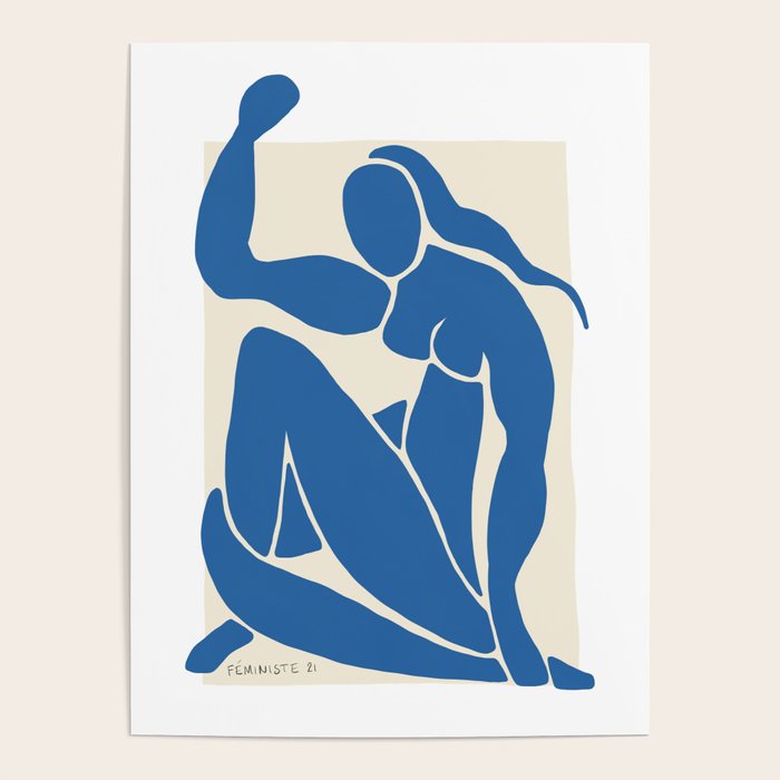 NUDE FEMINISTE - Feminist Art - Matisse Nude Blue Poster Gallery Image 4