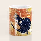 Ningxia Blue Dragon Chinese Pillar Antique Rug Print Coffee Mug Gallery Image 4