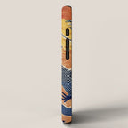 Ningxia Blue Dragon Chinese Pillar Antique Rug Print iPhone Case Gallery Image 2