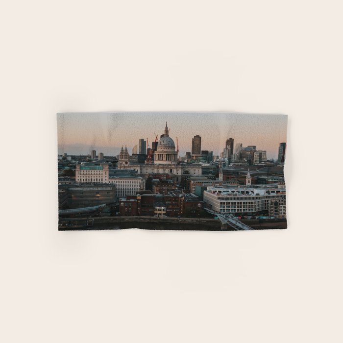 London Cityscape - Photography Bath Towel Gallery Image 1