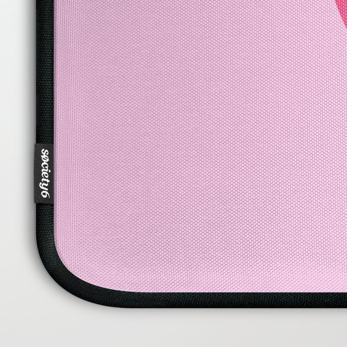 Geometric flamingo Laptop Sleeve Gallery Image 3