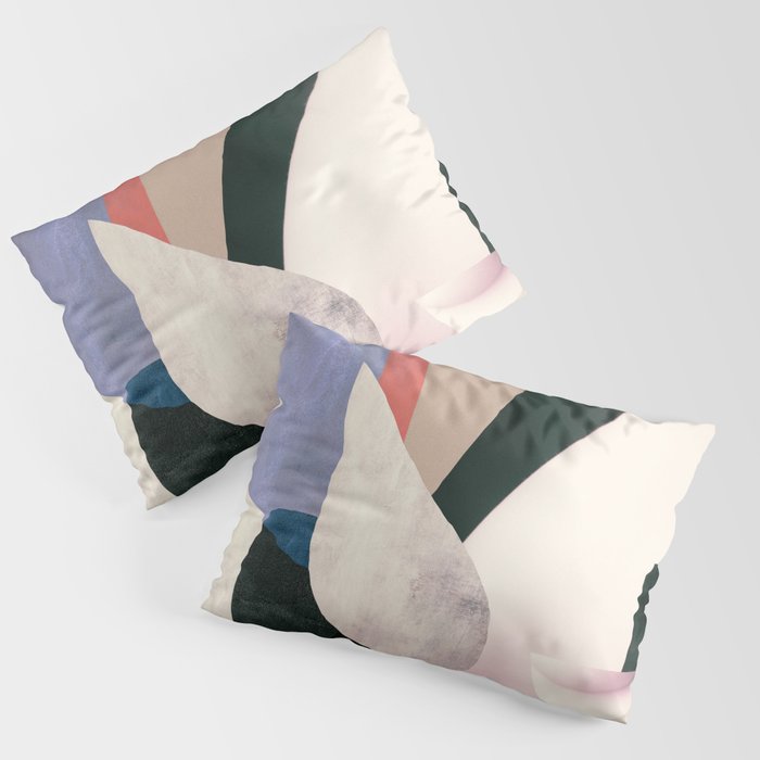 Abstract Collage 2 Pillow Sham Gallery Image 1