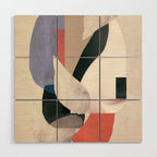 Abstract Collage 2 Wood Wall Art Gallery Image 1