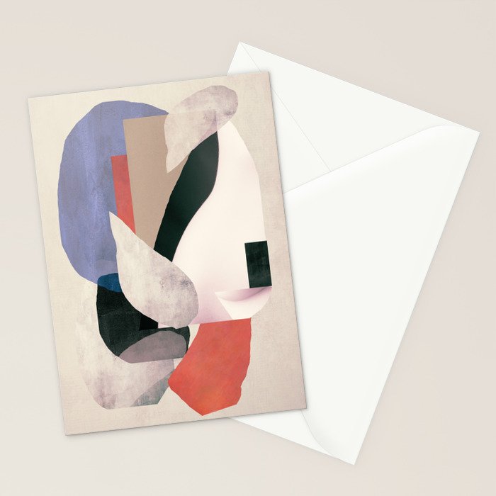 Abstract Collage 2 Stationery Card Gallery Image 2