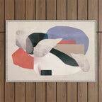 Abstract Collage 2 Outdoor Rug Gallery Image 1