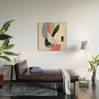 Abstract Collage 2 Wood Wall Art Gallery Image 2