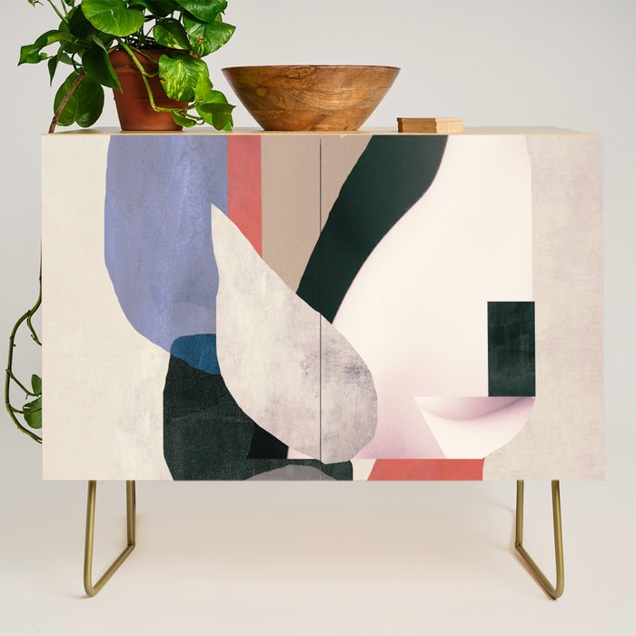Abstract Collage 2 Credenza Gallery Image 1