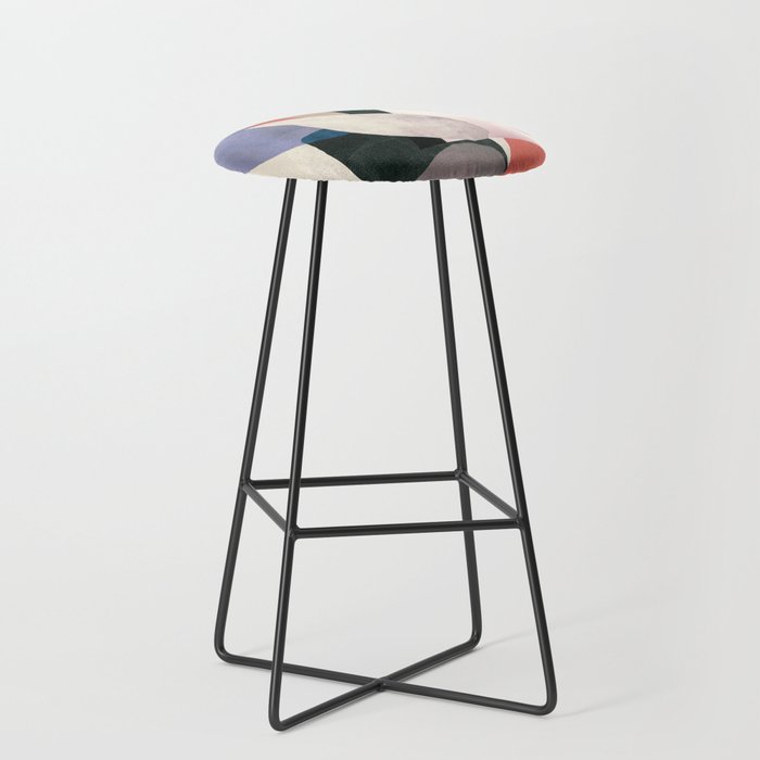 Abstract Collage 2 Stool Gallery Image 1