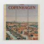 Visit Copenhagen Wood Wall Art Gallery Image 1