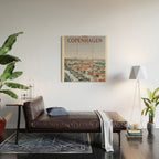Visit Copenhagen Wood Wall Art Gallery Image 2