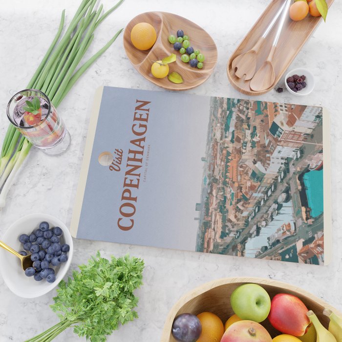 Visit Copenhagen Cutting Board Gallery Image 2