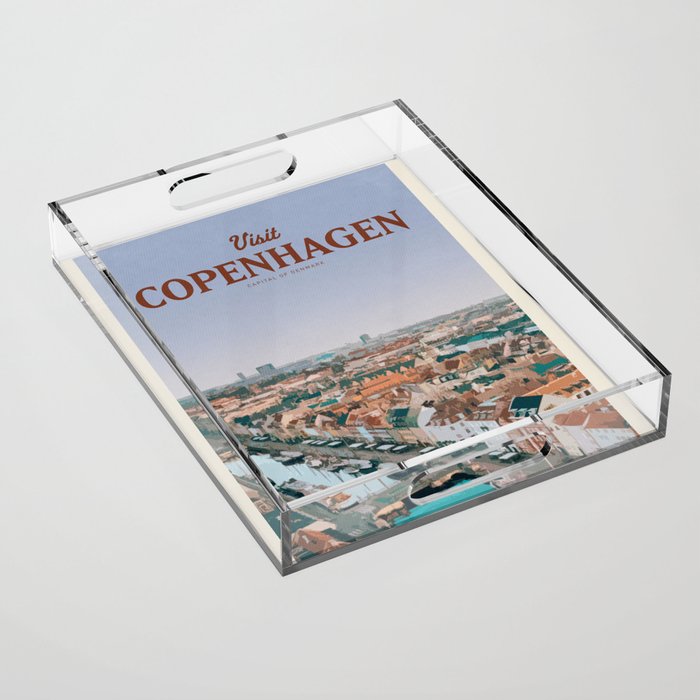 Visit Copenhagen Acrylic Tray Gallery Image 1