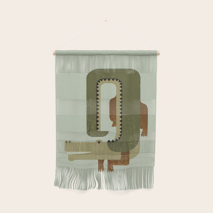Whimsy Crocodile Wall Hanging Gallery Image 1