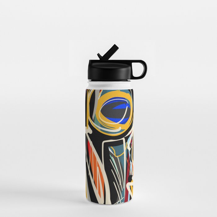 The Scream Street Art Graffiti Water Bottle Gallery Image 1