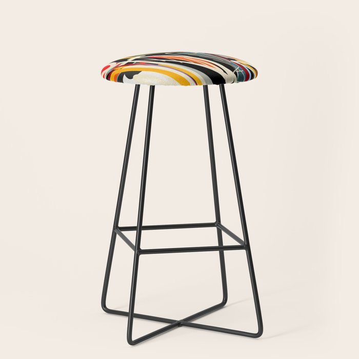 The Scream Street Art Graffiti Stool Gallery Image 1