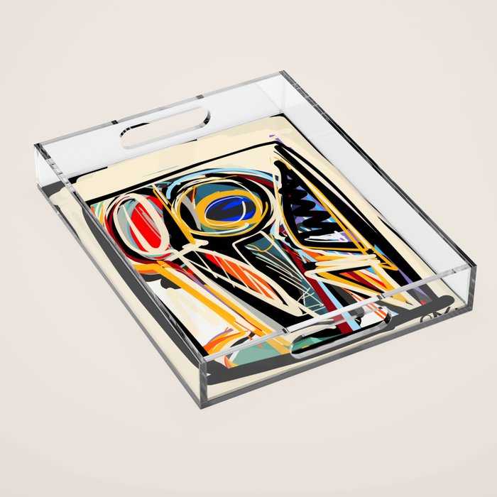 The Scream Street Art Graffiti Acrylic Tray Gallery Image 1