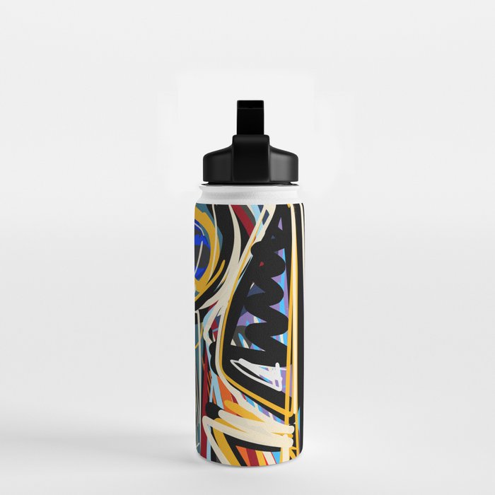 The Scream Street Art Graffiti Water Bottle Gallery Image 2
