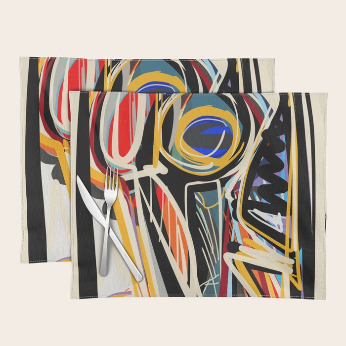 The Scream Street Art Graffiti Placemat Gallery Image 1