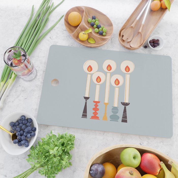 Festive Candles Cutting Board Gallery Image 2