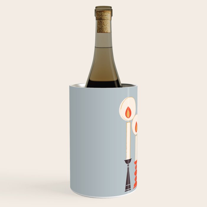 Festive Candles Wine Chiller Gallery Image 2