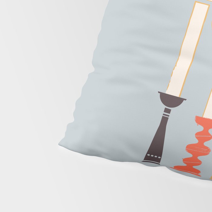 Festive Candles Pillow Sham Gallery Image 4