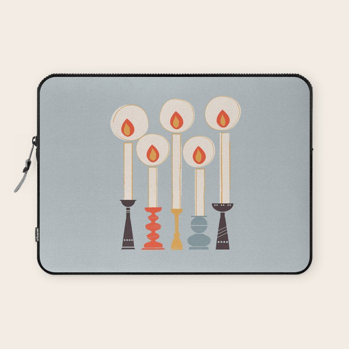 Festive Candles Laptop Sleeve Gallery Image 1
