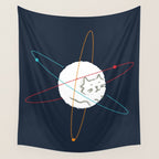 Cat-ion Wall Tapestry Gallery Image 4