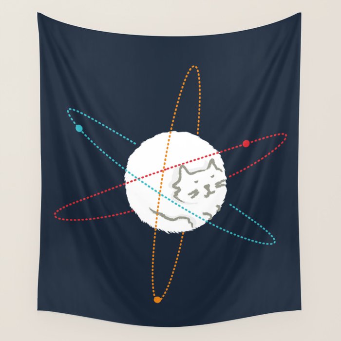 Cat-ion Wall Tapestry Gallery Image 1