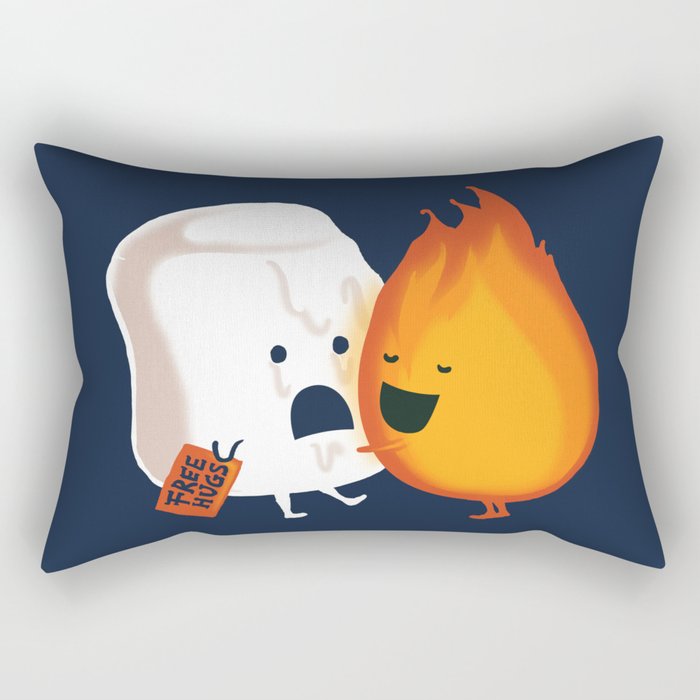 Friendly Fire Rectangular Pillow Gallery Image 2