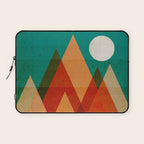 Full moon over Sahara desert Laptop Sleeve Gallery Image 1
