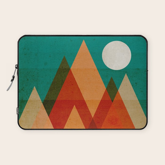 Full moon over Sahara desert Laptop Sleeve Gallery Image 1
