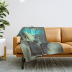 Untitled Woman Throw Blanket Gallery Image 1