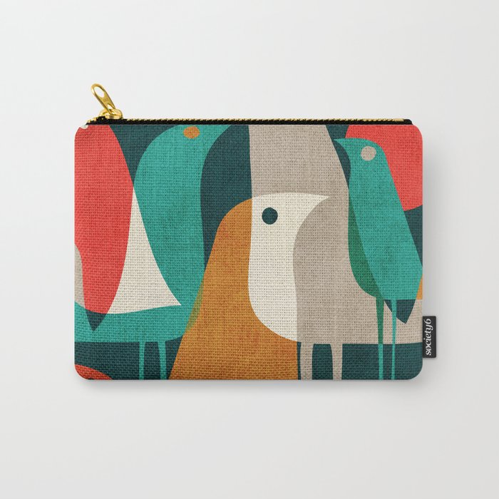 Flock of Birds Carry All Pouch Gallery Image 1