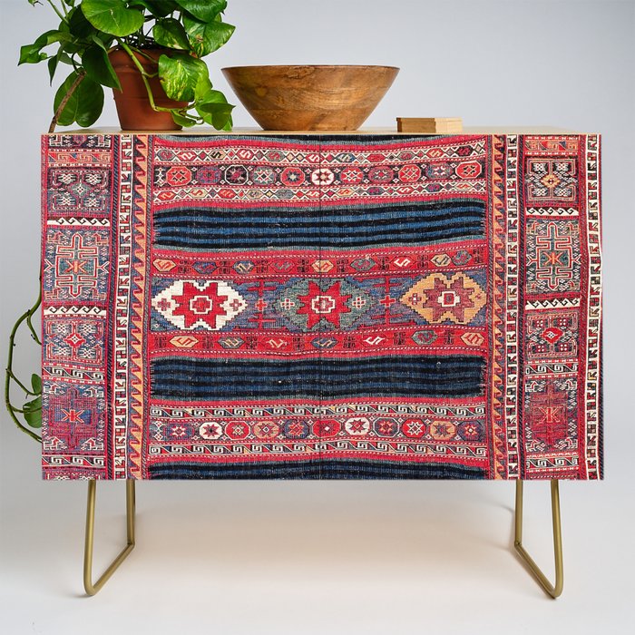 Bakhtiari Central Persian Flatweave Fragment Credenza Gallery Image 1