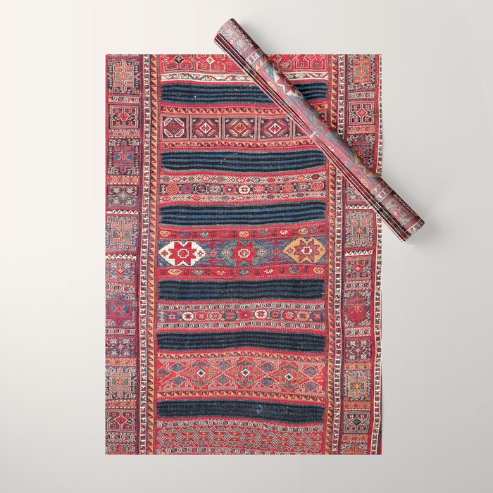 Bakhtiari Central Persian Flatweave Fragment Wrapping Paper Gallery Image 1