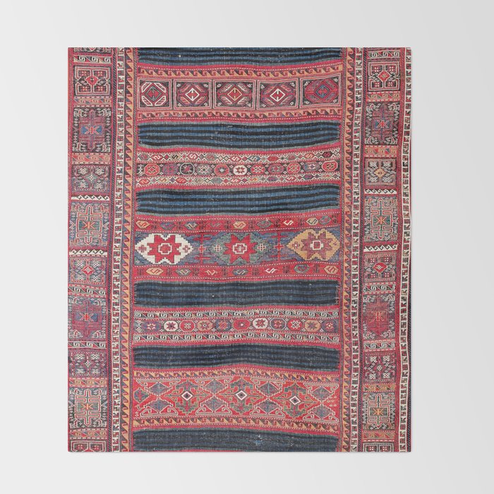 Bakhtiari Central Persian Flatweave Fragment Throw Blanket Gallery Image 2