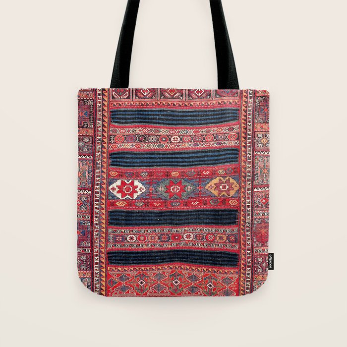 Bakhtiari Central Persian Flatweave Fragment Tote Bag Gallery Image 1