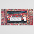 Bakhtiari Central Persian Flatweave Fragment Desk Mat Gallery Image 1