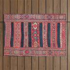 Bakhtiari Central Persian Flatweave Fragment Outdoor Rug Gallery Image 1