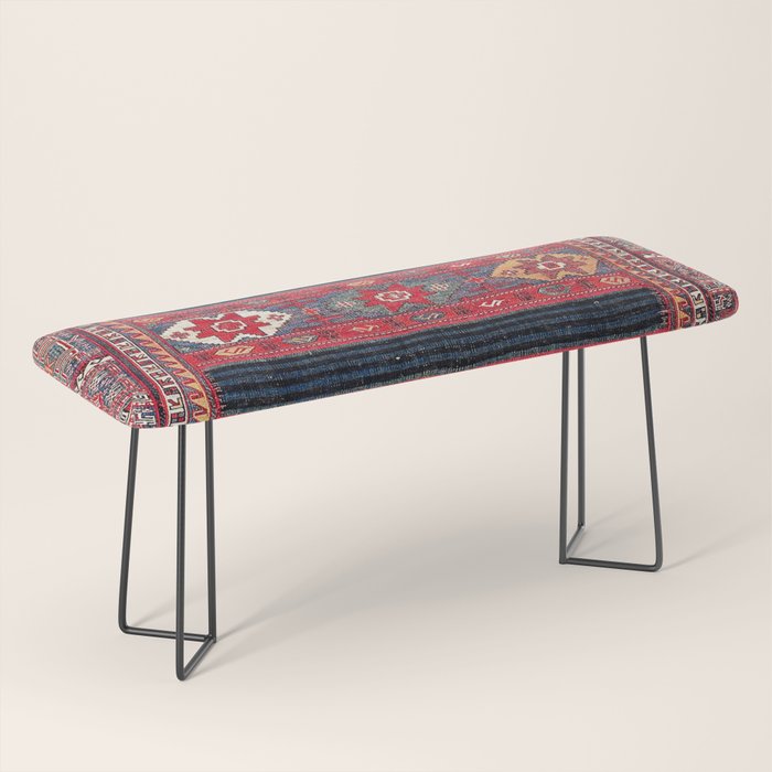 Bakhtiari Central Persian Flatweave Fragment Bench Gallery Image 1