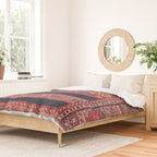 Bakhtiari Central Persian Flatweave Fragment Duvet Cover Gallery Image 2