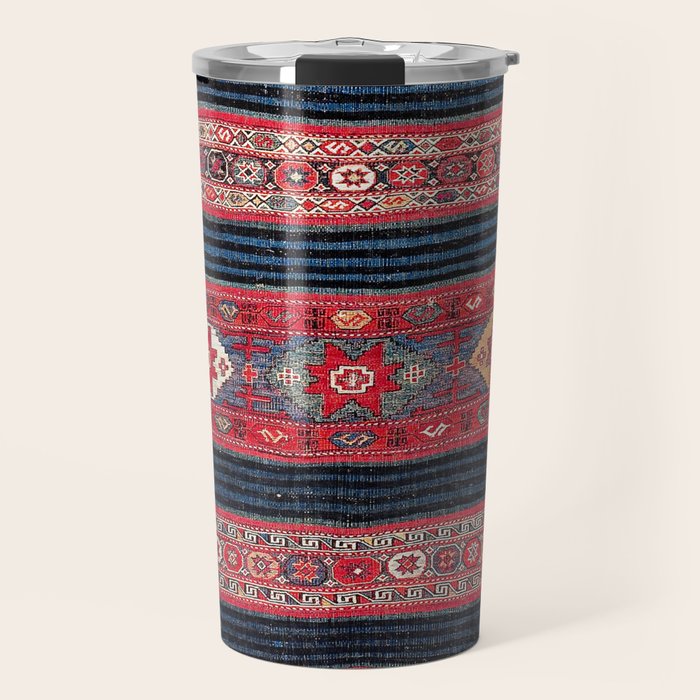 Bakhtiari Central Persian Flatweave Fragment Travel Mug Gallery Image 1