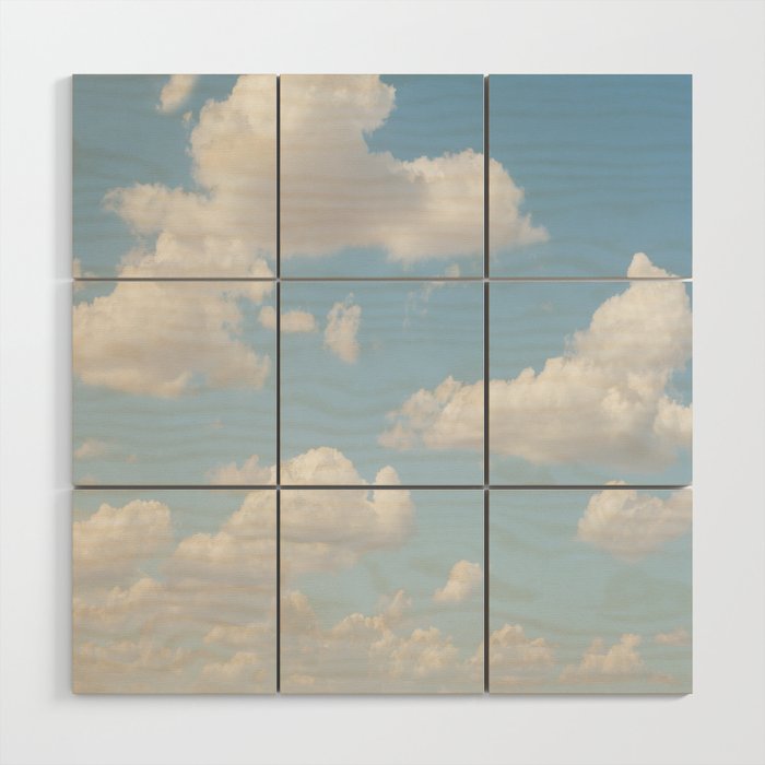 Daydream Clouds Wood Wall Art Gallery Image 1