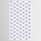Spring Tulips VI Lavender Purple Mid Century Flowers Tablecloth Gallery Image 2